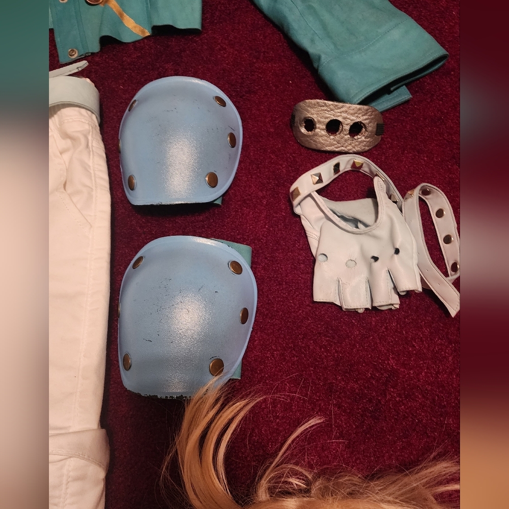 Ceasar JJBA JoJo's Custom Costume Cosplay - Arda Wig, Dolce Vita , Real Leather - Picture 5 of 16